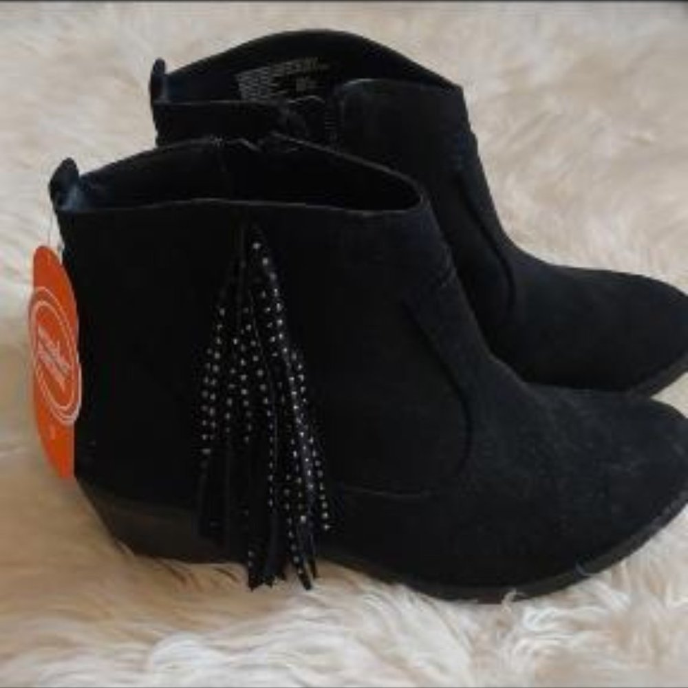 Ankle Boots with Rhinestones  -  NWT